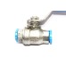 SS Ball Valve IC Forged Investment Casting CF 8 Screwed Stainless Steel 304 